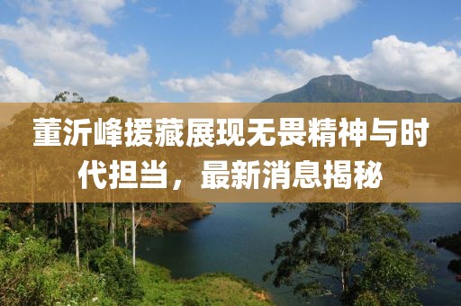 董沂峰援藏展現(xiàn)無畏精神與時代擔(dān)當(dāng)，最新消息揭秘