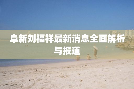 阜新劉福祥最新消息全面解析與報道