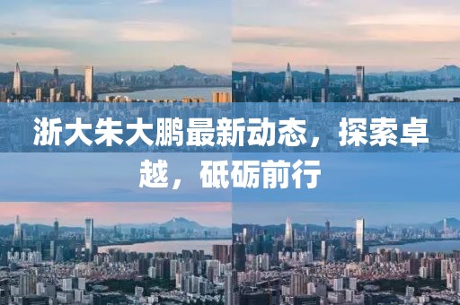 浙大朱大鵬最新動態(tài)，探索卓越，砥礪前行