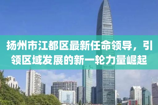 揚州市江都區(qū)最新任命領(lǐng)導(dǎo)，引領(lǐng)區(qū)域發(fā)展的新一輪力量崛起