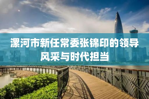 漯河市新任常委張錦印的領(lǐng)導(dǎo)風(fēng)采與時(shí)代擔(dān)當(dāng)
