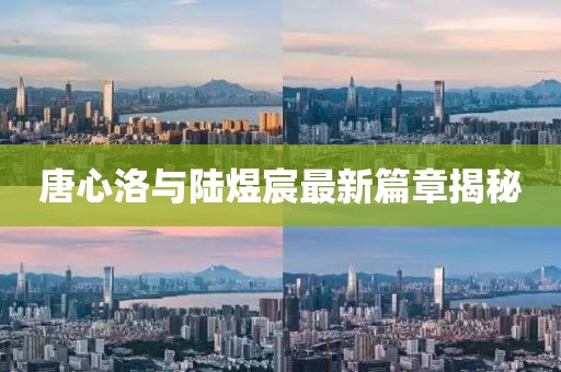 唐心洛與陸煜宸最新篇章揭秘