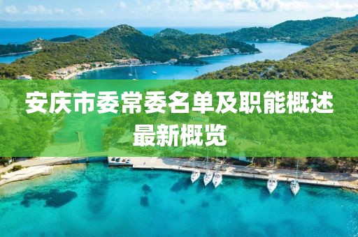 安慶市委常委名單及職能概述最新概覽