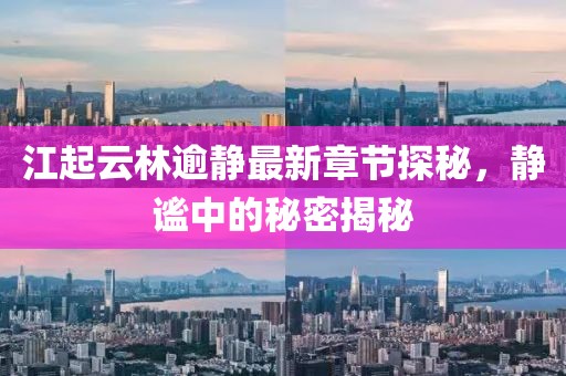 江起云林逾靜最新章節(jié)探秘，靜謐中的秘密揭秘