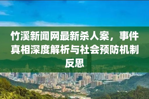竹溪新聞網(wǎng)最新殺人案，事件真相深度解析與社會(huì)預(yù)防機(jī)制反思