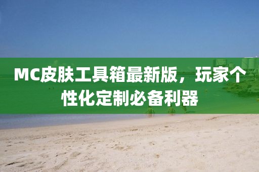 MC皮膚工具箱最新版，玩家個(gè)性化定制必備利器