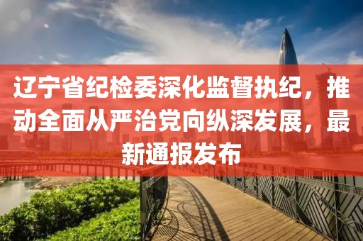 遼寧省紀(jì)檢委深化監(jiān)督執(zhí)紀(jì)，推動全面從嚴治黨向縱深發(fā)展，最新通報發(fā)布