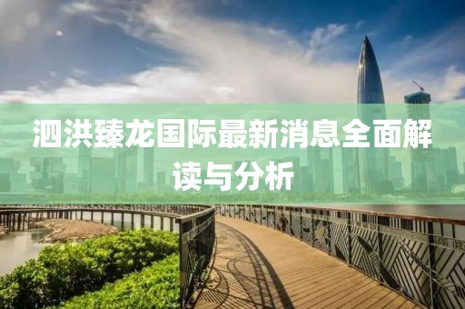 泗洪臻龍國(guó)際最新消息全面解讀與分析