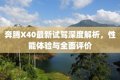 奔騰X40最新試駕深度解析，性能體驗(yàn)與全面評價(jià)