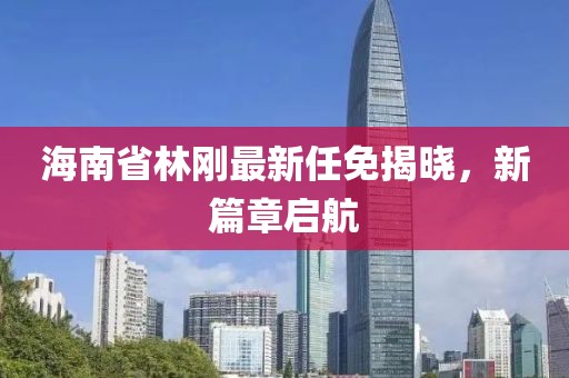 海南省林剛最新任免揭曉，新篇章啟航