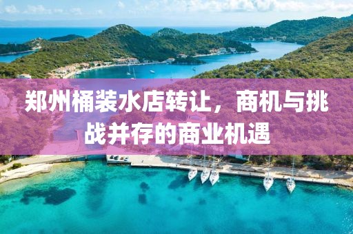 鄭州桶裝水店轉(zhuǎn)讓，商機與挑戰(zhàn)并存的商業(yè)機遇