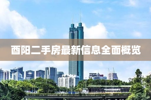 酉陽二手房最新信息全面概覽