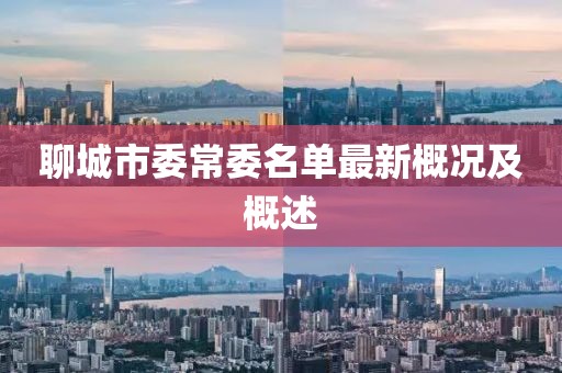 聊城市委常委名單最新概況及概述