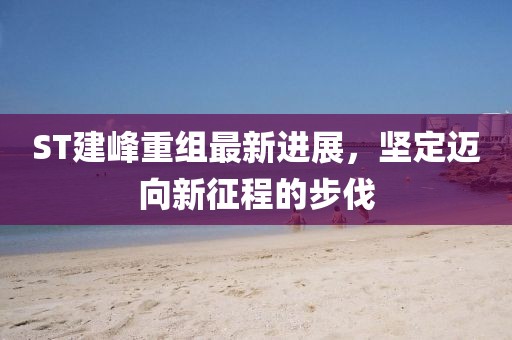 ST建峰重組最新進(jìn)展，堅定邁向新征程的步伐