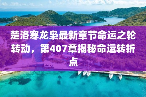 楚洛寒龍梟最新章節(jié)命運之輪轉(zhuǎn)動，第407章揭秘命運轉(zhuǎn)折點