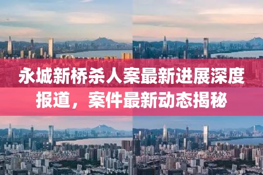 永城新橋殺人案最新進展深度報道，案件最新動態(tài)揭秘