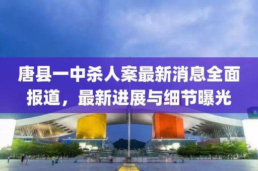 唐縣一中殺人案最新消息全面報(bào)道，最新進(jìn)展與細(xì)節(jié)曝光