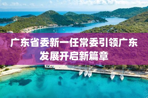廣東省委新一任常委引領(lǐng)廣東發(fā)展開啟新篇章