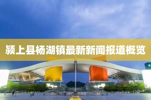 潁上縣楊湖鎮(zhèn)最新新聞報(bào)道概覽