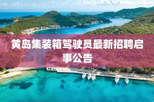 黃島集裝箱駕駛員最新招聘啟事公告