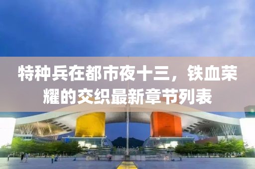 特種兵在都市夜十三，鐵血榮耀的交織最新章節(jié)列表