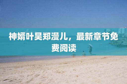 神婿葉昊鄭漫兒，最新章節(jié)免費(fèi)閱讀