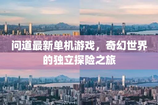 問道最新單機游戲，奇幻世界的獨立探險之旅