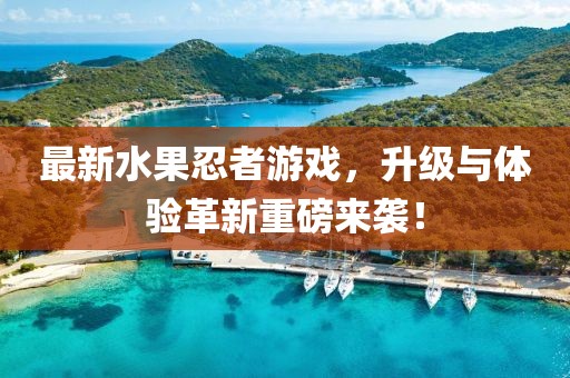 最新水果忍者游戲，升級(jí)與體驗(yàn)革新重磅來(lái)襲！