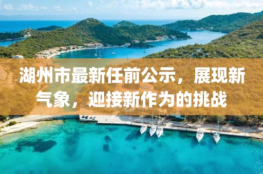 湖州市最新任前公示，展現(xiàn)新氣象，迎接新作為的挑戰(zhàn)