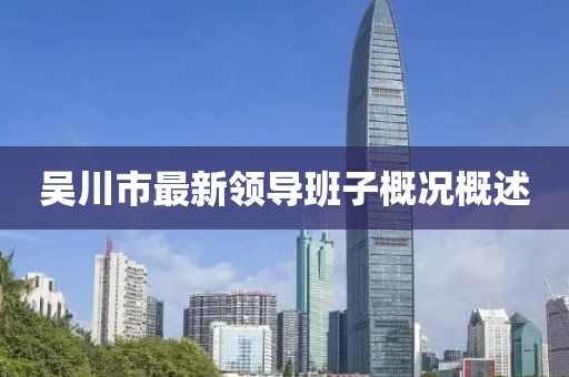吳川市最新領(lǐng)導(dǎo)班子概況概述
