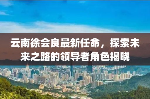 云南徐會(huì)良最新任命，探索未來之路的領(lǐng)導(dǎo)者角色揭曉