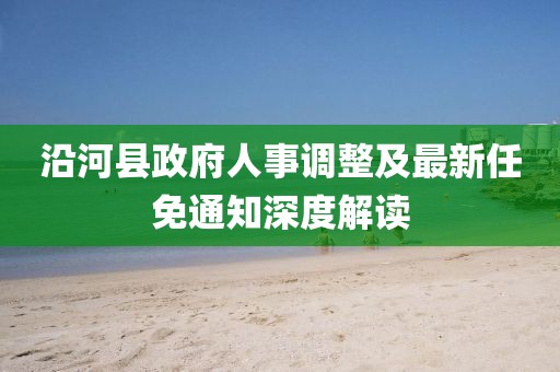 沿河縣政府人事調(diào)整及最新任免通知深度解讀