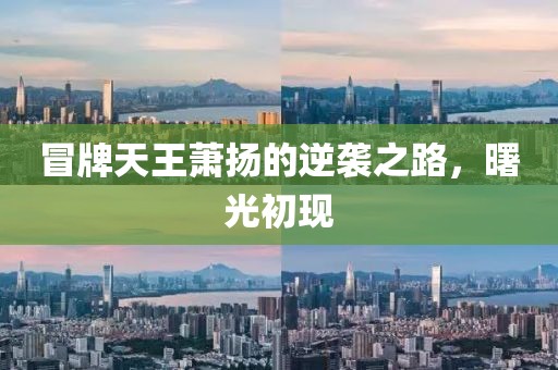 冒牌天王蕭揚(yáng)的逆襲之路，曙光初現(xiàn)