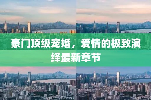 豪門頂級(jí)寵婚，愛情的極致演繹最新章節(jié)