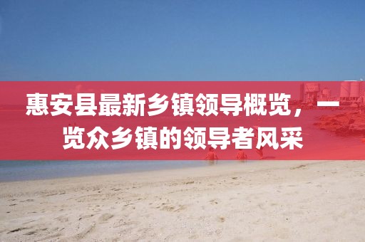 惠安縣最新鄉(xiāng)鎮(zhèn)領(lǐng)導(dǎo)概覽，一覽眾鄉(xiāng)鎮(zhèn)的領(lǐng)導(dǎo)者風(fēng)采