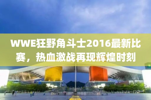 WWE狂野角斗士2016最新比賽，熱血激戰(zhàn)再現(xiàn)輝煌時(shí)刻
