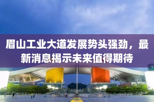 眉山工業(yè)大道發(fā)展勢(shì)頭強(qiáng)勁，最新消息揭示未來(lái)值得期待