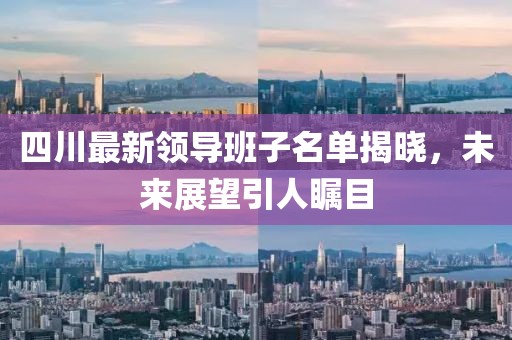四川最新領(lǐng)導(dǎo)班子名單揭曉，未來展望引人矚目