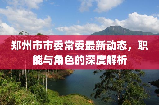 鄭州市市委常委最新動(dòng)態(tài)，職能與角色的深度解析